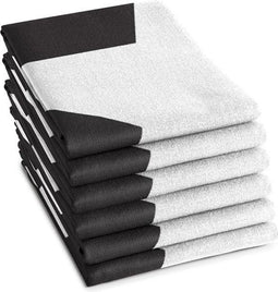 DDDDD Theedoek Star Black (6 stuks)