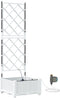 vidaXL - Tuinplantenbakken - met - Waterirrigatiesysteem - - - Wit
