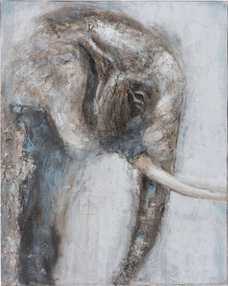 Schilderij | canvas | bruin | 120x5x (h)150 cm