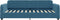 vidaXL - Slaapbank - 80x200 - cm - fluweel - blauw