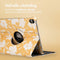 imoshion Tablet Hoes - Geschikt voor iPad Air 5 (2022) / Air 4 (2020) - 360° Draaibare Design Bookcase 2.0 - Yellow Flowers