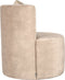 LABEL51 Evy Fauteuil - Bruin - Velours - 65 cm
