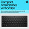 HP 350 - Compact Multi-Device Bluetooth Keyboard - Bluetooth 5.2 - Azerty BE - Zwart