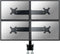 Neomounts FPMA-D700D4 - Bureaumount - 4x Monitorarm - Verstelbaar - Max 30