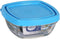 Lunchbox Freshbox Transparant Vierkant Met deksel (9 cm) (9 cm)