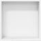 vidaXL - Douchenis - 32x32x9 - cm - roestvrijstaal - matwit