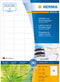 Merkloos 10820 - Recycling etiketten A4 38.1x21.2mm permanent - Wit (6500 stuks)