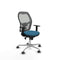 Piqueras y Crespo 1D086G0 - Bureaustoel - Hoogteverstelbaar met armleuning - Grijs Groene benzine
