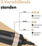 VAIVE Föhnborstel - Airstyler - 5 opzetstukken - Zwart/goud