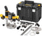 DeWALT DCW620NT - Accu bovenfrees 18V XR - Borstelloze motor 70 mm invaldiepte - TSTAK