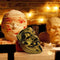 Feest - Gezichtsmasker - Eindexamenfeest - Anonymous masker - 4Pack Wit/Zwart/Grijs/Goud