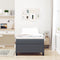 vidaXL - Bedframe - Donkergrijs - 80x200 - cm - Corduroy - Stof