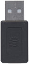 Manhattan 354653 - USB 2.0 Adapter - USB-A naar USB-C - Zwart