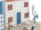 Decoratieve figuren Home ESPRIT Blauw Rood Multicolour 17 x 8,5 x 30 cm (2 Stuks)