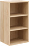 Bopita Lucas boekenkast smal voor halfhoogslaper - Naturel