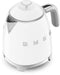 Smeg KLF05WHEU - Mini waterkoker - 0,8L RVS - Wit