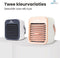 Aironex Draagbare Aircooler - Draadloze Luchtkoeler - 300 ml Waterreservoir - Roze