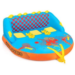 Coast Sleepboei - 3 Personen - Opblaasbaar - 300kg - 193x189x82cm - Veelkleurig