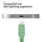 iMoshion - Lightning naar USB A Kabel - 2 meter - Stevig gevlochten - Groen
