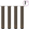 vidaXL - Salontafelpoten - 4 - st - 72-74 - cm - staal - naturel