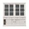 HSM Collection Buffetkast Provence - 220 cm - wit/donkergrijs