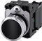 Siemens 3SU11500AB101BA0 3SU1150-0AB10-1BA0 Druktoets Metalen frontring, Hoogglans, Bedieningsknop vlak Zwart 1 stuk(s)