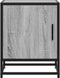 vidaXL - Nachtkastjes - 2 - st - 40x31x50 - cm - bewerkt - hout&metaal - grijs - sonoma