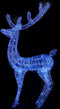 vidaXL - Kerstdecoratie - rendier - 250 - LED's - blauw - 180 - cm - acryl