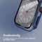 imoshion Screenprotector - Geschikt voor Apple Watch Series 4 / 5 / 6 / SE - 40mm - Full Cover Hard Case / Beschermend Hoesje - Donkerblauw