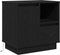 vidaXL - Nachtkastjes - met - LED - 2 - stuks - Zwart - Eik - 50x34,5x50 - cm