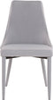 CAMINO - Eetkamerstoel - Lichtgrijs - Polyester