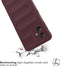 imoshion Hoesje - Geschikt voor Motorola Moto G54 - EasyGrip Backcover - Aubergine