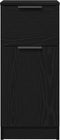vidaXL - Zwarte - Eiken - Dressoir - 30x30x70 - cm - MDF
