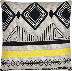 TAXUS - Sierkussen set van 2 - Beige - 45 x 45 cm - Polyester