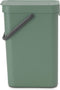 Brabantia Sort & Go - Prullenbak - 12 liter - Fir Green