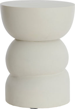 Light & Living Bijzettafel Azalio - 35cm - Crème