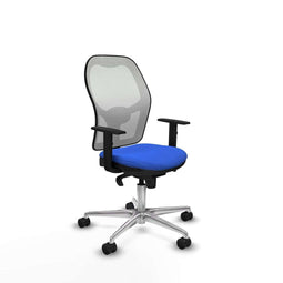 Piqueras y Crespo 1D086N0 - Bureaustoel - Verstelbare hoogte met armleuning - Blauw