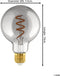 EGLO LED Lamp - E27 - Ø 7,5 cm - A75 - Smoke - 2000K - Dimbaar