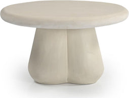 Salontafel Bailey rond beton 70x70x40 cm