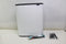 Brabantia Bo Touch Bin Hi Prullenbak - 2 x 30 liter - Afvalscheiding - White (2 stuks)