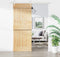 vidaXL - Schuifdeur - met - beslag - 80x210 - cm - massief - grenenhout