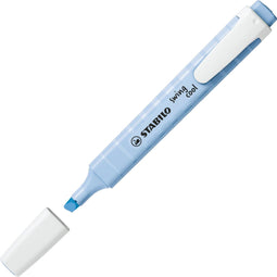 STABILO Swing Cool Pastel - Markeerstift - Perfect Voor Onderweg - Baby Blauw - Per stuk