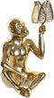 Decoratieve figuren DKD Home Decor Gouden Hars Aap (27 x 25 x 43.5 cm)