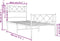 vidaXL - Bedframe - met - hoofd- - en - voeteneinde - metaal - zwart - 100x190 - cm