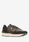 Mexx Juju Humper - Sneaker - Leer - Zwart/Bruin - Maat 39