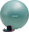 Tunturi Anti Burst Fitnessbal - Yoga bal 65 cm - Incl Pomp en Trainingsapp - Petrol