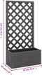 vidaXL - Latwerkplantenbak - 65x30x135 - cm - HKC