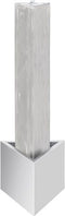 vidaXL - Tuinfontein - 37,7x32,6x110 - cm - roestvrij - staal - zilverkleurig