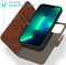 iMoshion Hoesje Geschikt voor iPhone 13 Pro Max Hoesje Met Pasjeshouder - iMoshion Uitneembare 2-in-1 Luxe Bookcase - Bruin