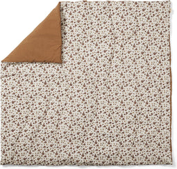 Speelkleed 120X120 cm - nuuroo - Biologisch katoen - Vierkant - Nature Leaf - Voor thuis of op reis